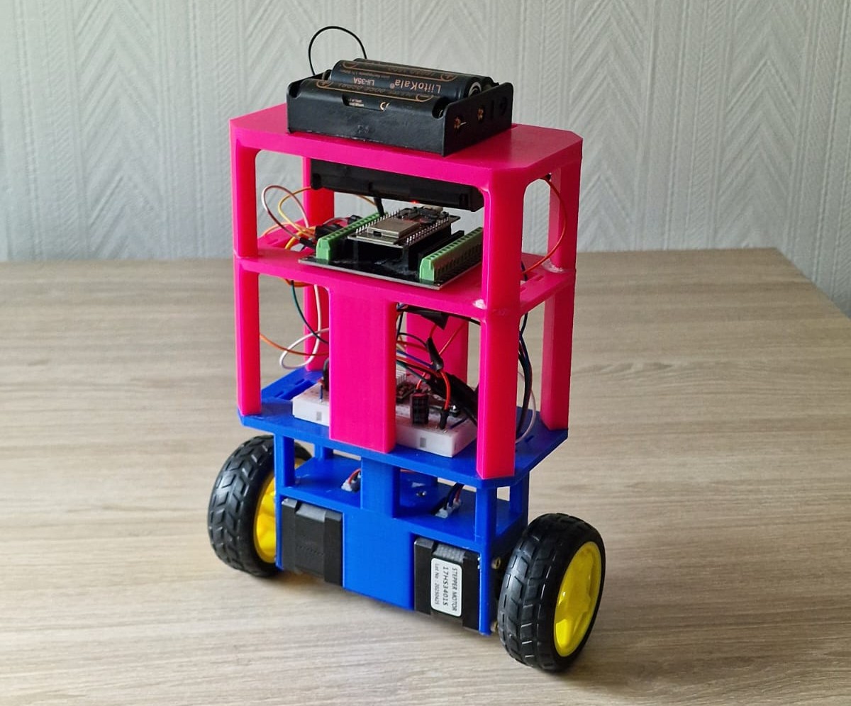 Robot pendule inversé — du PID réglé à la main au sim-to-real